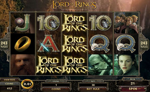 Lord rings slot review
